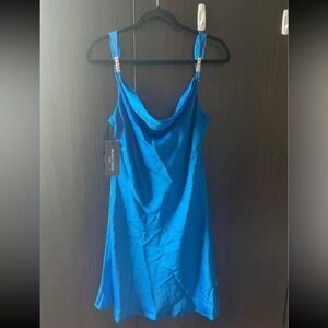 Blue Women's Satin dress by Marciano